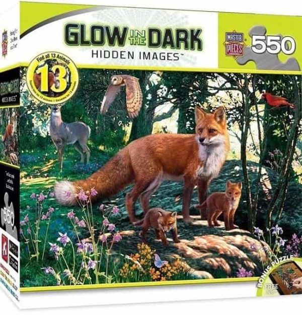 MasterPieces Hidden Image Glow Collection The Woodlands Puzzle