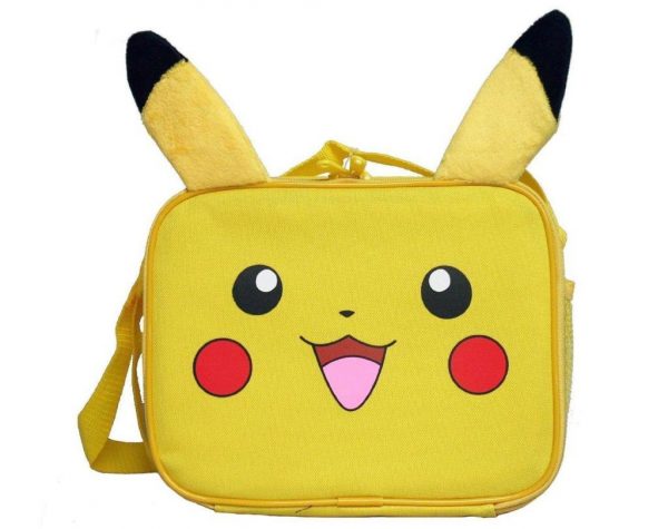 Nintendo Little Boys’ Plush Pikachu Lunch Bag