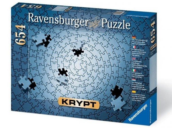 Ravensburger Krypt Silver 654 Piece Blank Jigsaw Puzzle