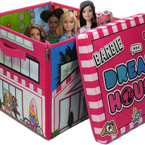 Barbie ZipBin 40 Doll Dream House Toy Box and Playmat